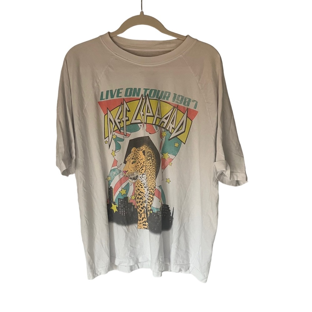 Sold out Recycled Karma Def Leppard Live On Tour One Size Tee - Picture 5 of 5